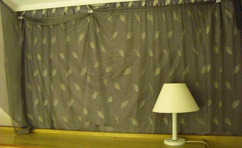microwave shielding silver curtain