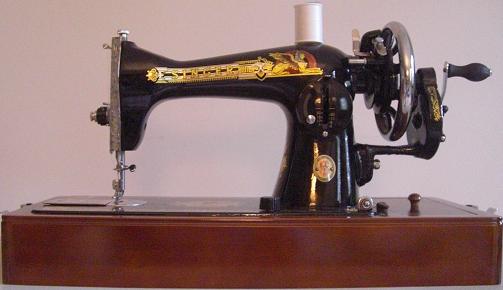 hand-crank sewing machine